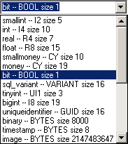 mssql column types